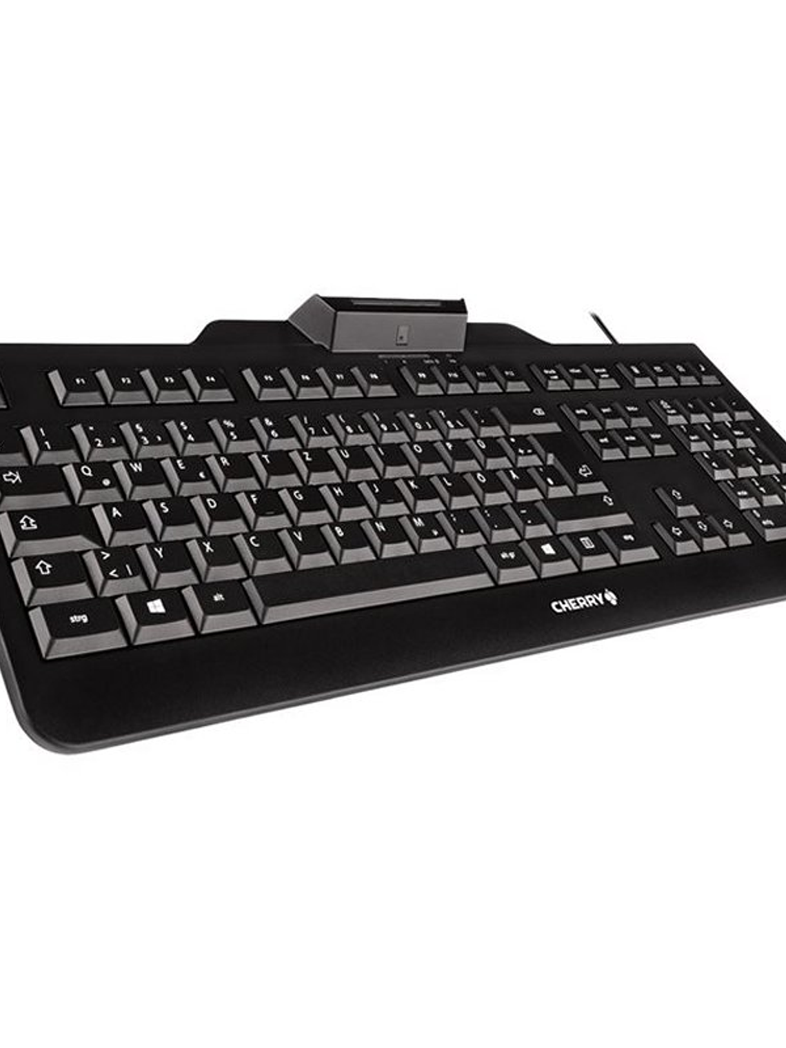 Cherry Teclado+lector chip integrado (DNIe) Negro 3
