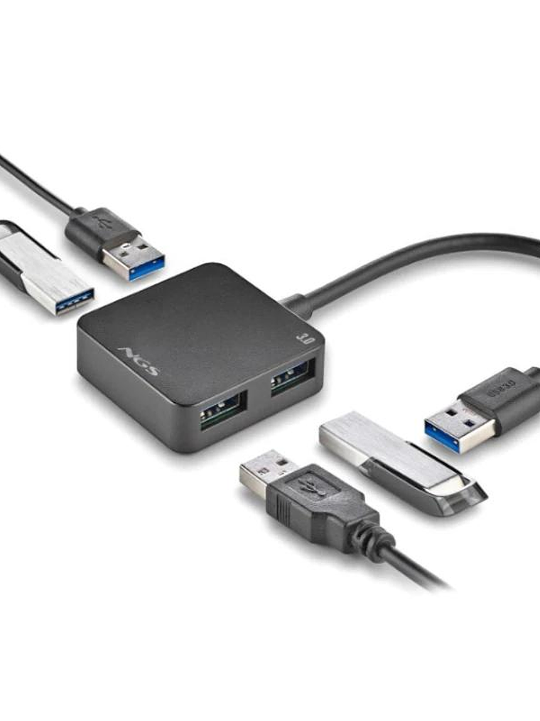 NGS Hub 4 PUERTOS USB 3.0 USB 2.0 USB 1.1 3