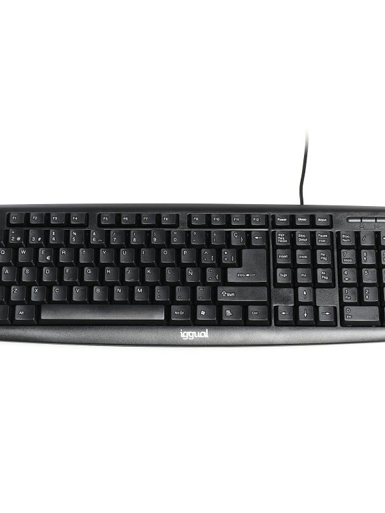 iggual Teclado USB estándar CK-BASIC-105T negro 1