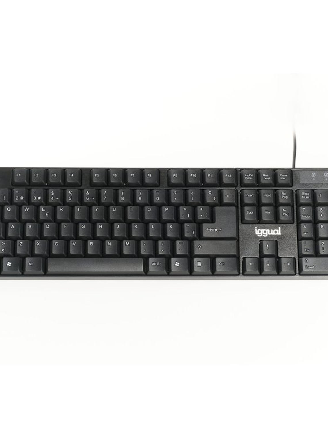 iggual Teclado USB estándar CK-FRAMELESS-105T 1
