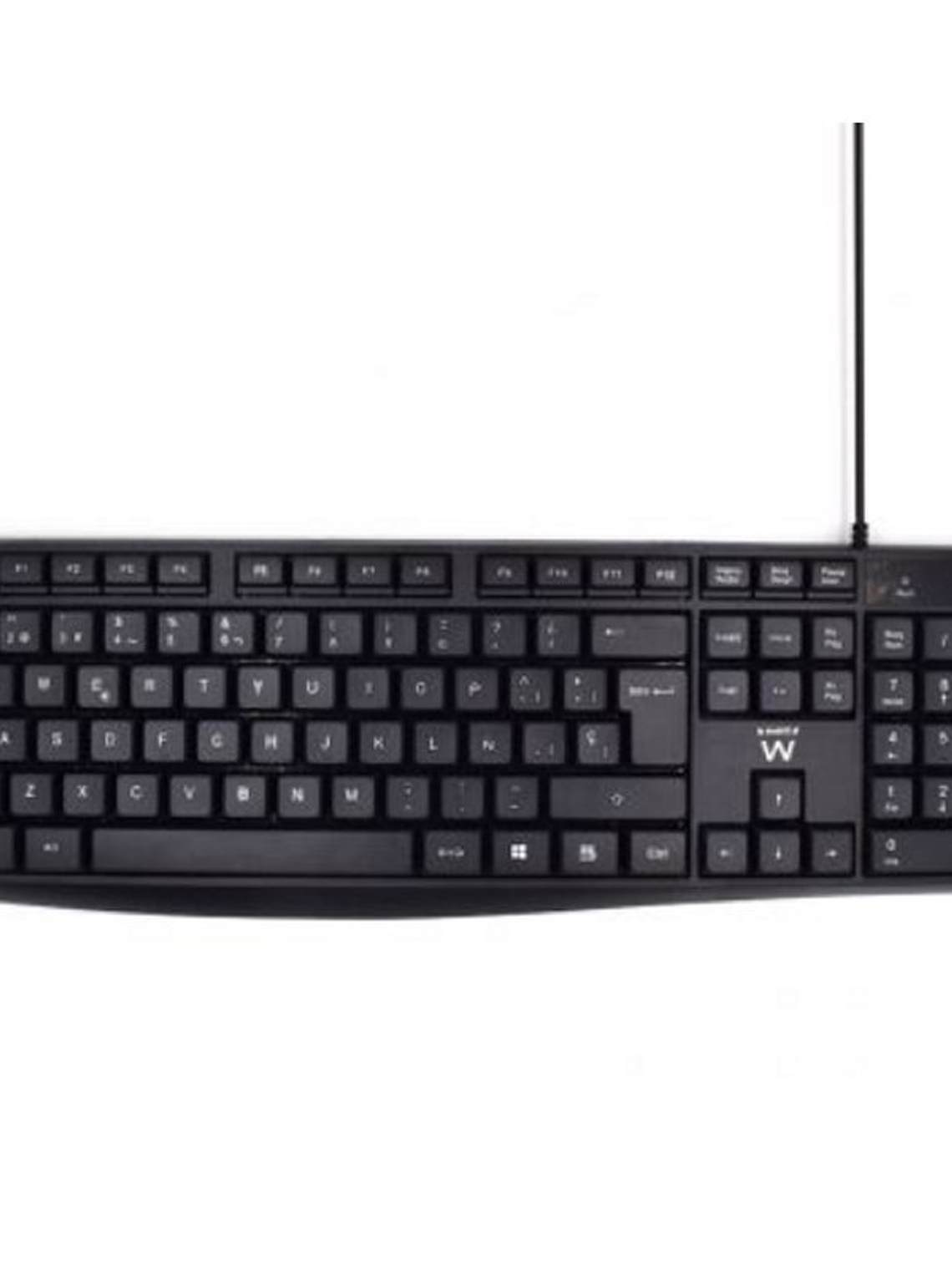 Ewent EW3001 teclado escritura silenciosa USB 1