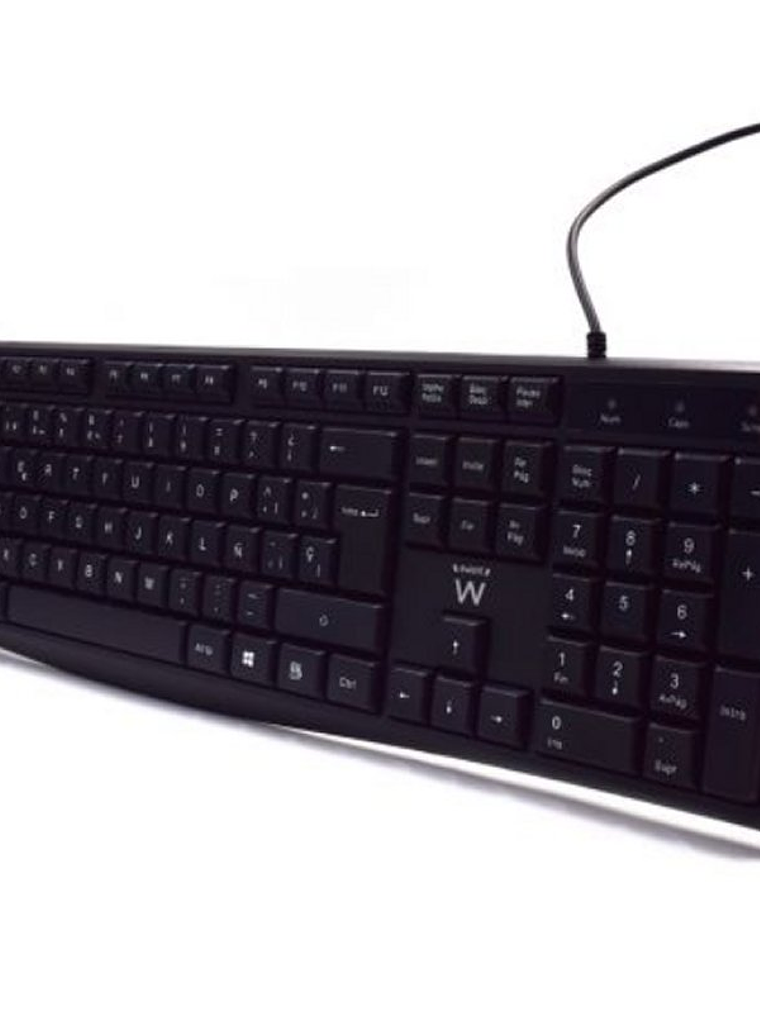 Ewent EW3001 teclado escritura silenciosa USB 3