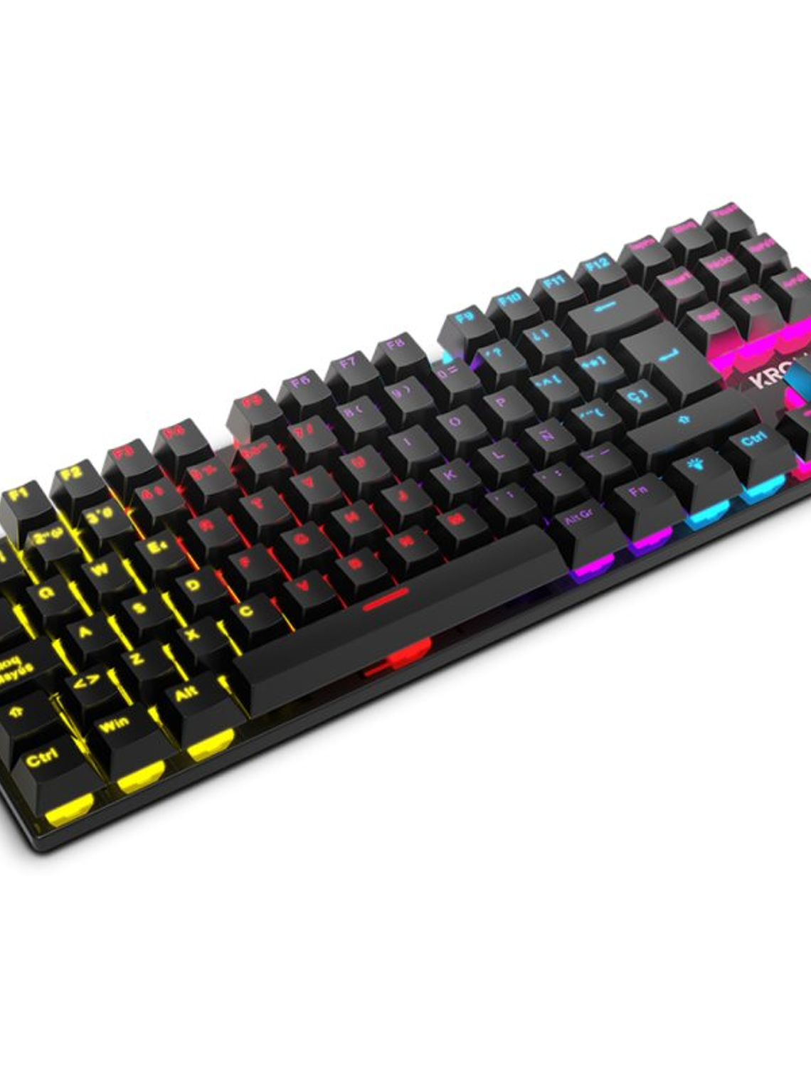 KROM Teclado Gaming NXKROMKASICTKL  TKL RAINBOW 4