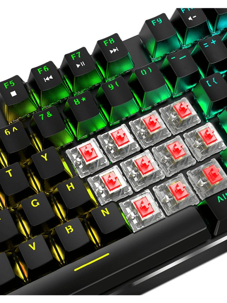 HIDITEC Teclado Gaming GK400 mecanico 3