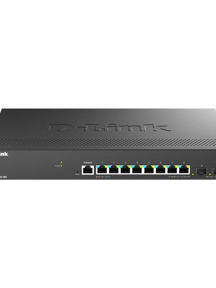 D-Link DMS-1250-10S/E Switch 8xMG 2xSFP+ L2 1