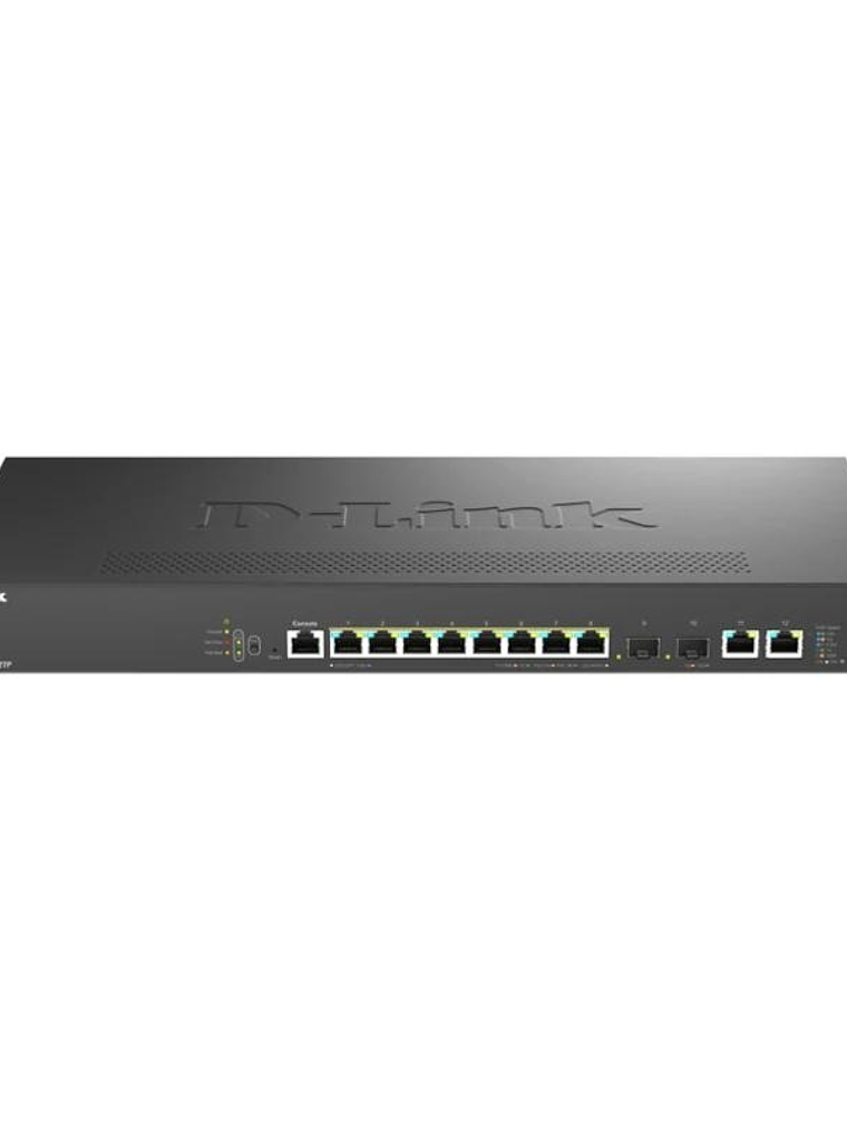 D-Link DMS-1250-12TP/E Switch 8xMG 2x10GB PoE L2 1