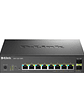 D-Link DMS-1250-10SPL/E Switch 8xMG PoE 2xSFP+ L2 - Miniatura 1