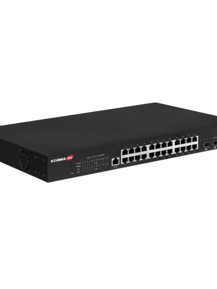 Edimax TGS-5428PLX Switch Vigilancia 24x2.5G mG Po 3