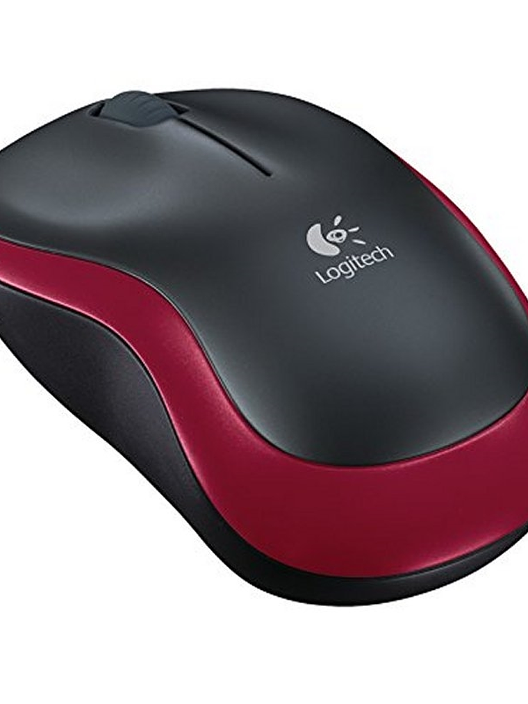 Logitech Ratón Inalámbrico M185 Rojo 1