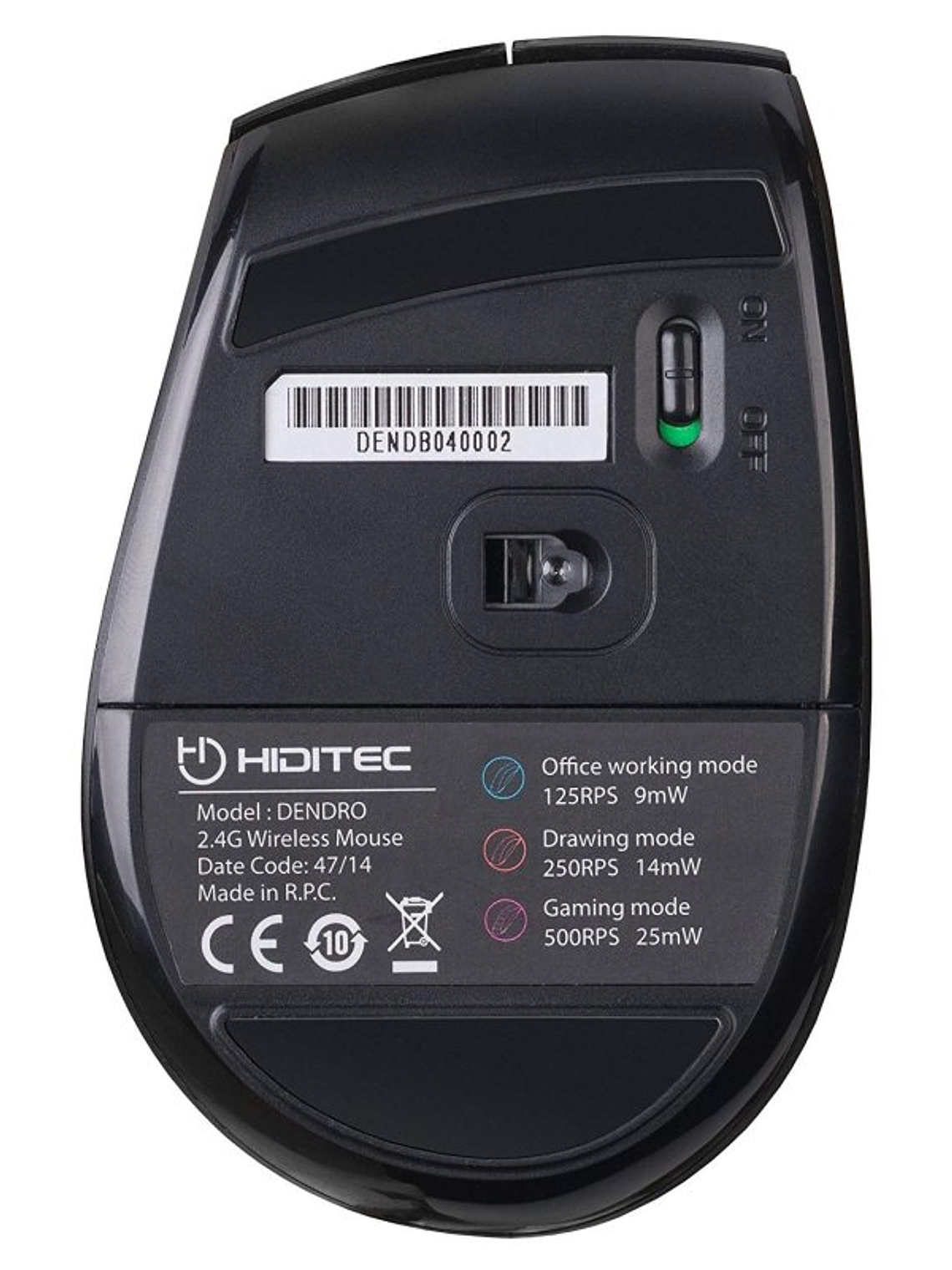 Hiditec Ratón Inalámbrico Dendro Avago A3000 Progr 2