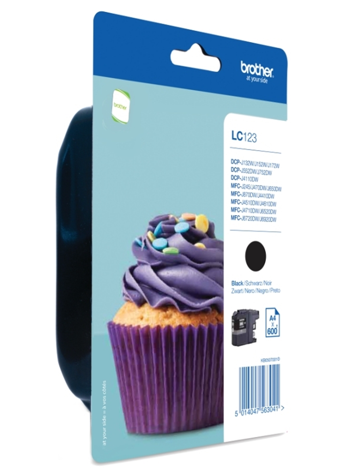 Brother Cartucho LC123BKBP Negro Blister 1