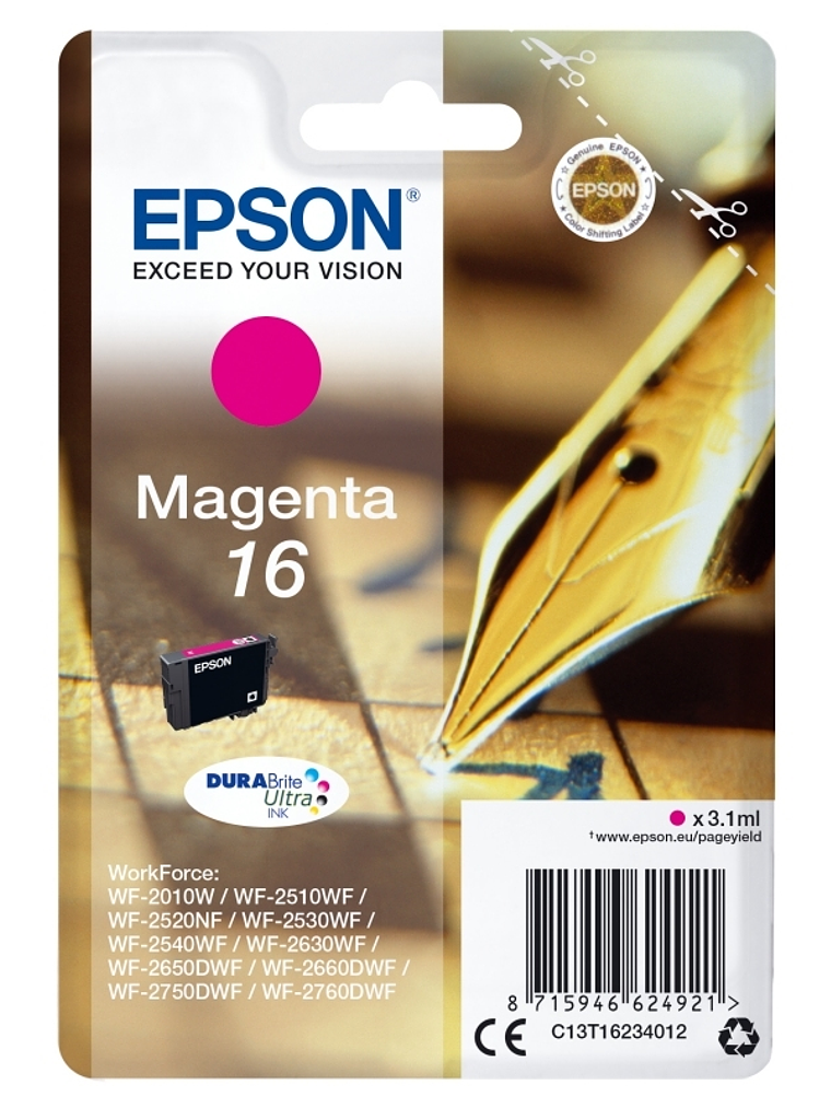 Epson Cartucho T1623 Magenta 1