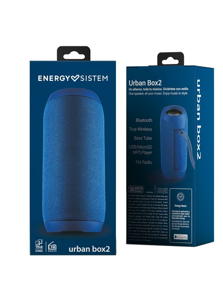 Energy Sistem Altavoces urban box 2 ocean 2