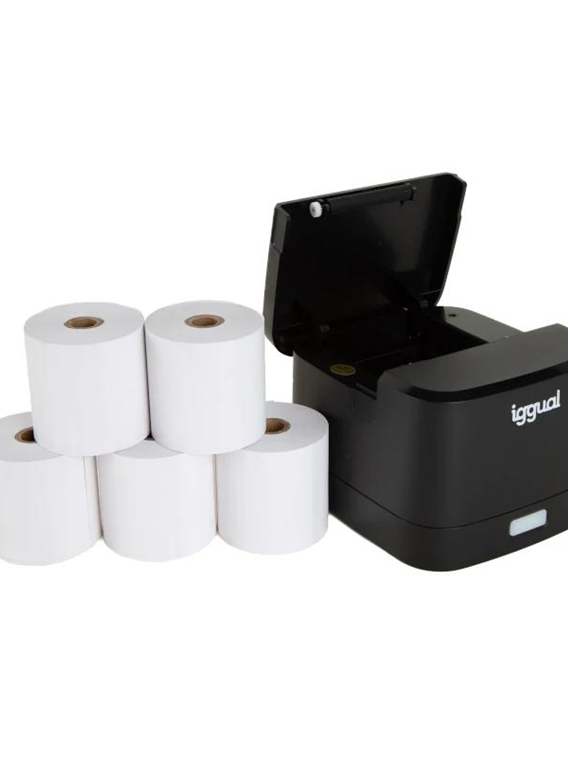 iggual Kit impresora térmica TP EASY 58 + 5 rollos 4