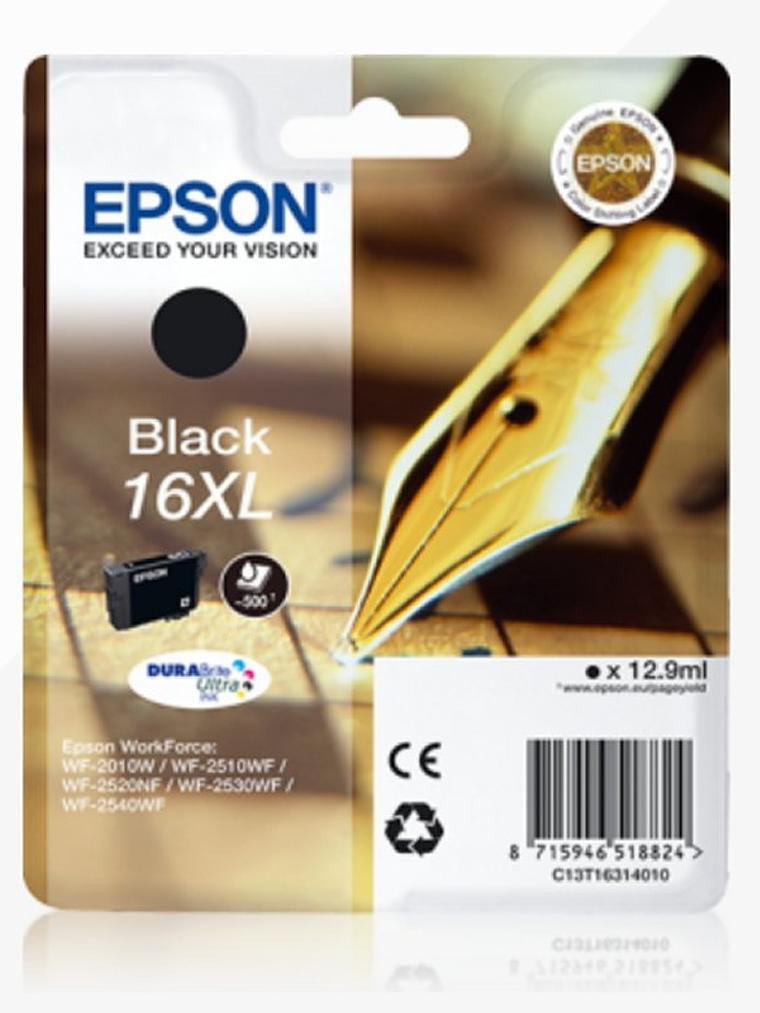 Epson Cartucho T1631XL Negro 1