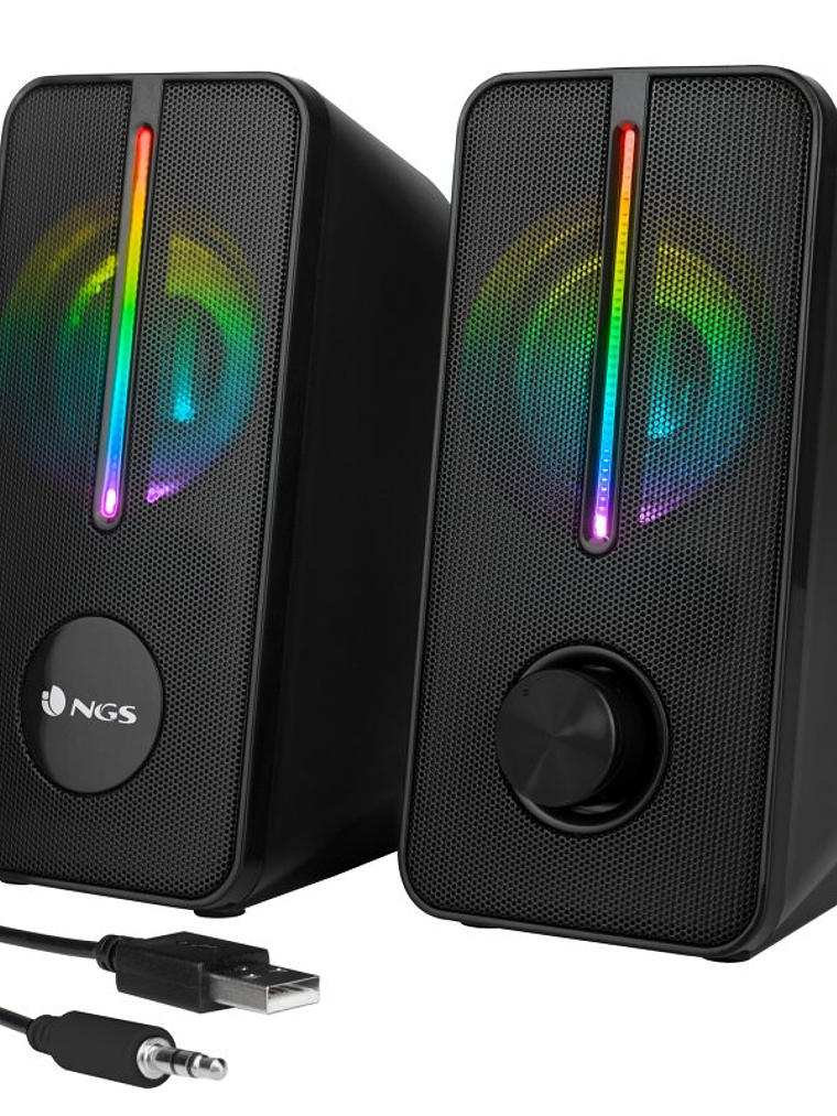 NGS Altavoces GAMING RGB 12W USB GSX-150 3