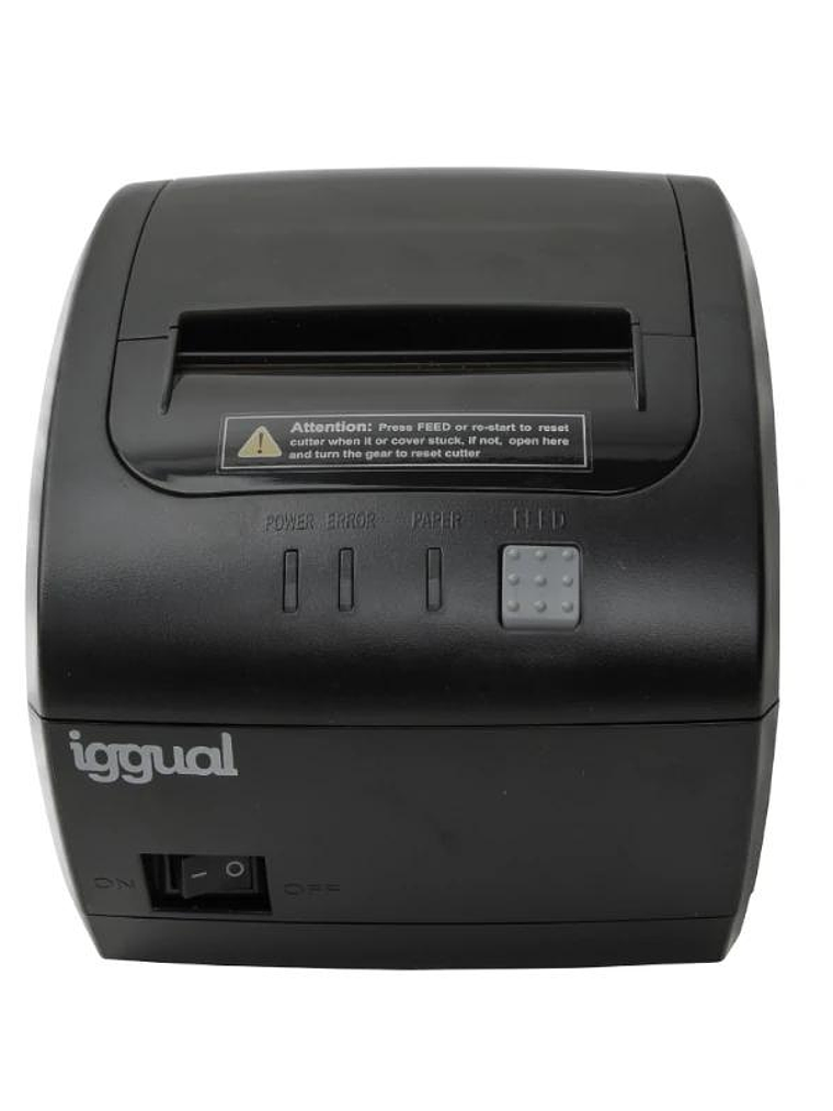 iggual Impresora térmica TP7001 USB+RS232+RJ45 3