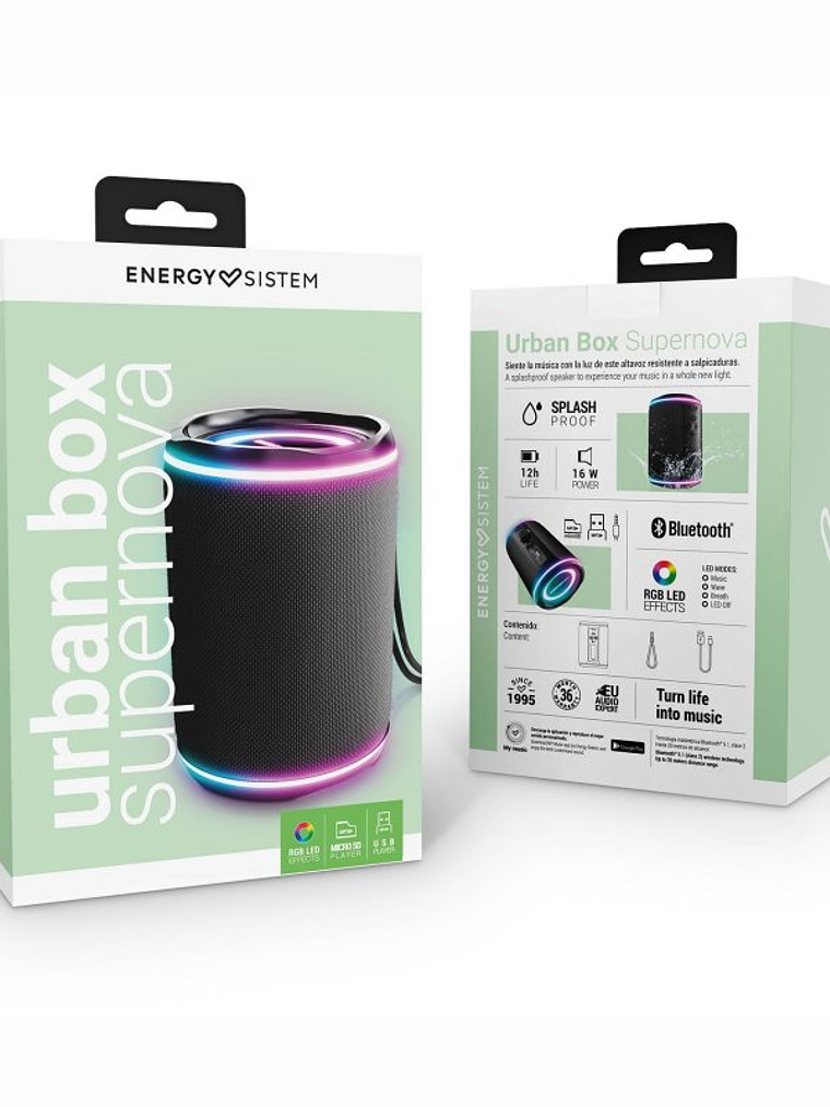Energy Sistem Urban Box Black Supernova 2