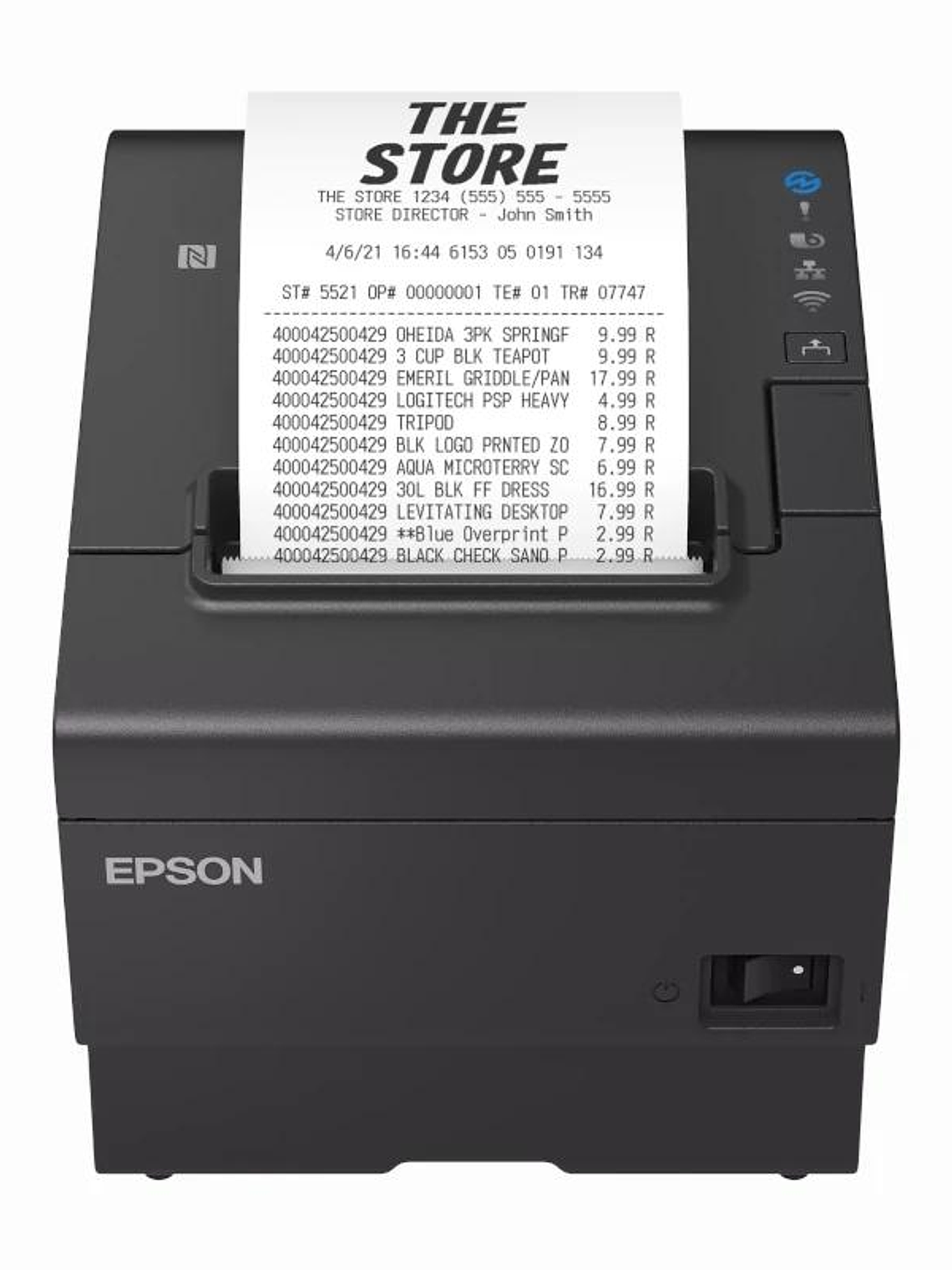 Epson Impresora Tickets TM-T88VII Usb+RS232+Ethern 1