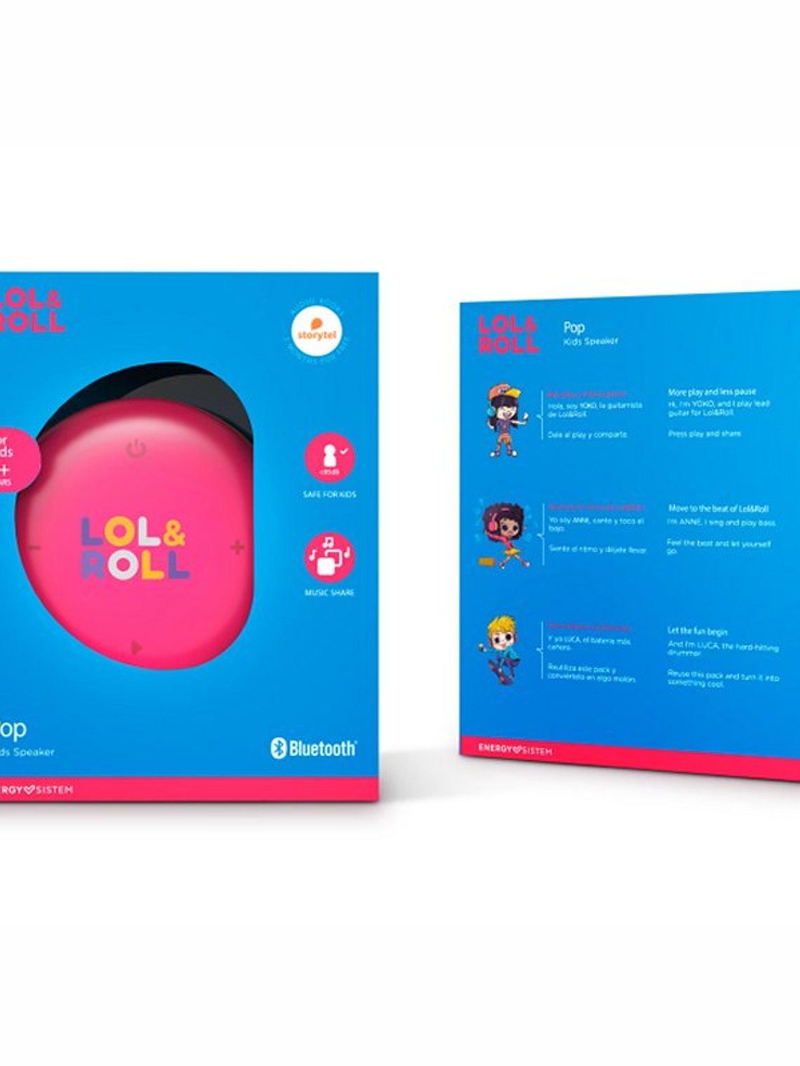 Energy Sistem Altavoz Lol&Roll Pop Kids Pink 4