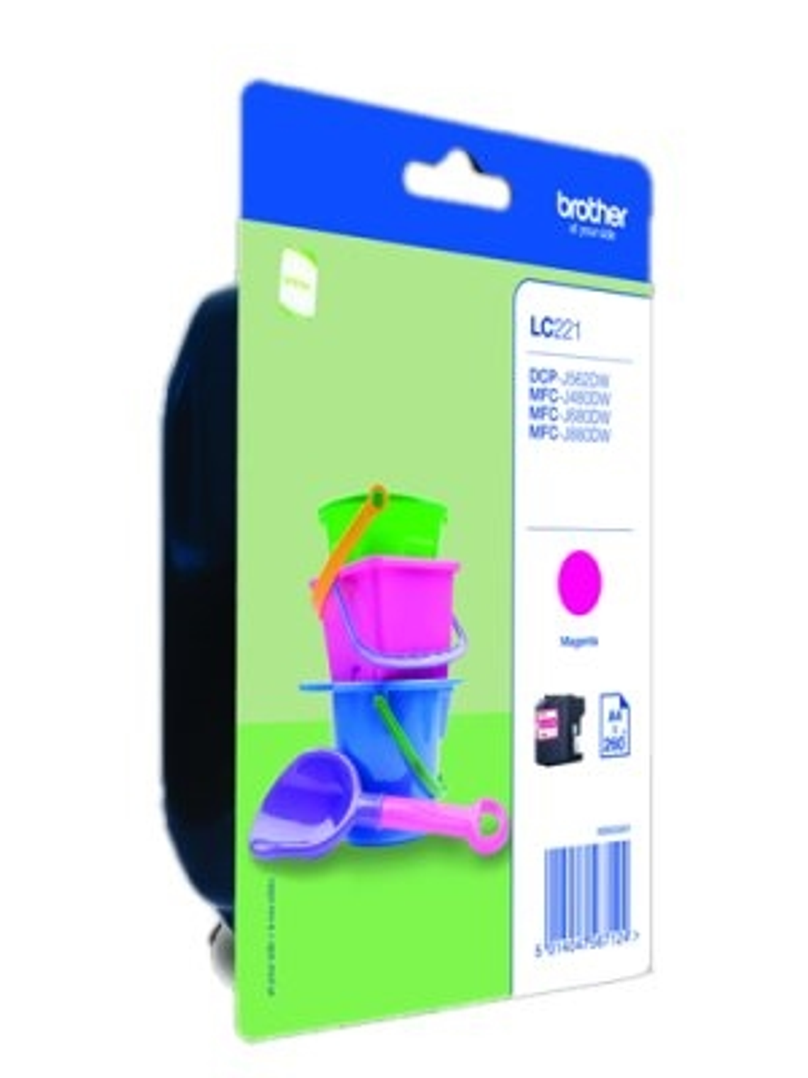 Brother Cartucho LC221MBP Magenta 1