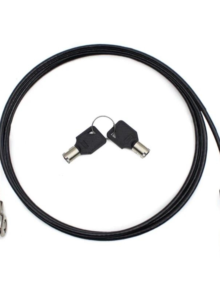 Nilox Cable de Seguridad Doble Llave 1.8 M, Negro 1