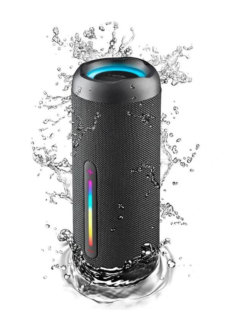 NGS Altavoz RollerFuria2 BT Rgb IP67 Negro 30W 2