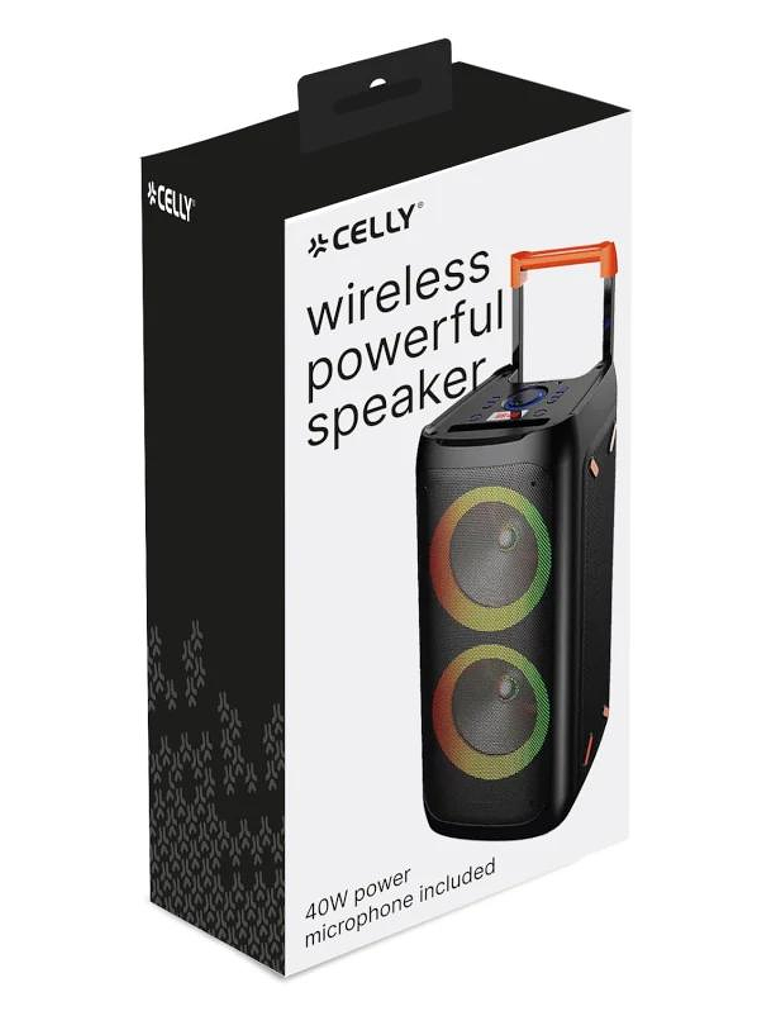 Celly Altavoz Trolley Partyspeakerbk Rgb 3