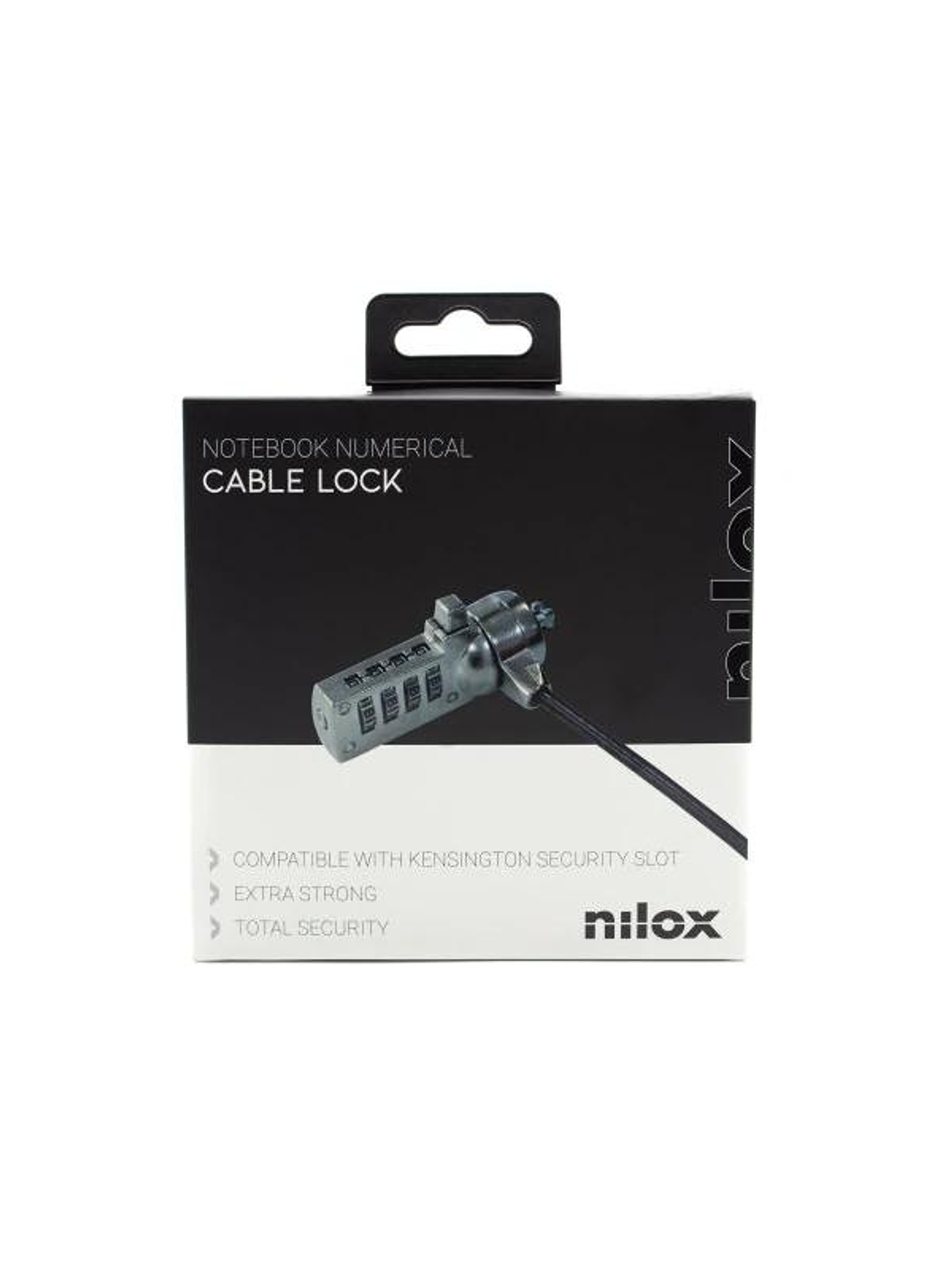 Nilox Candado Seguridad con combinacion 1.8m 3