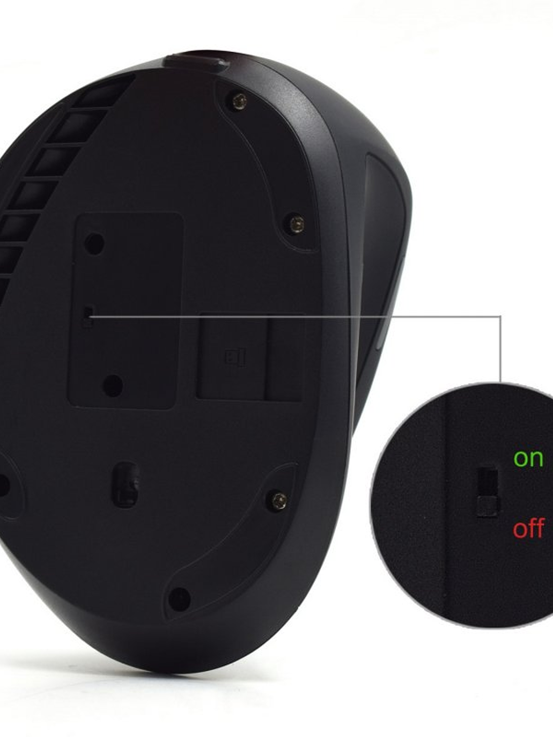 Ewent EW3158 Ratón Wireless Vertical 1600 dpi 2