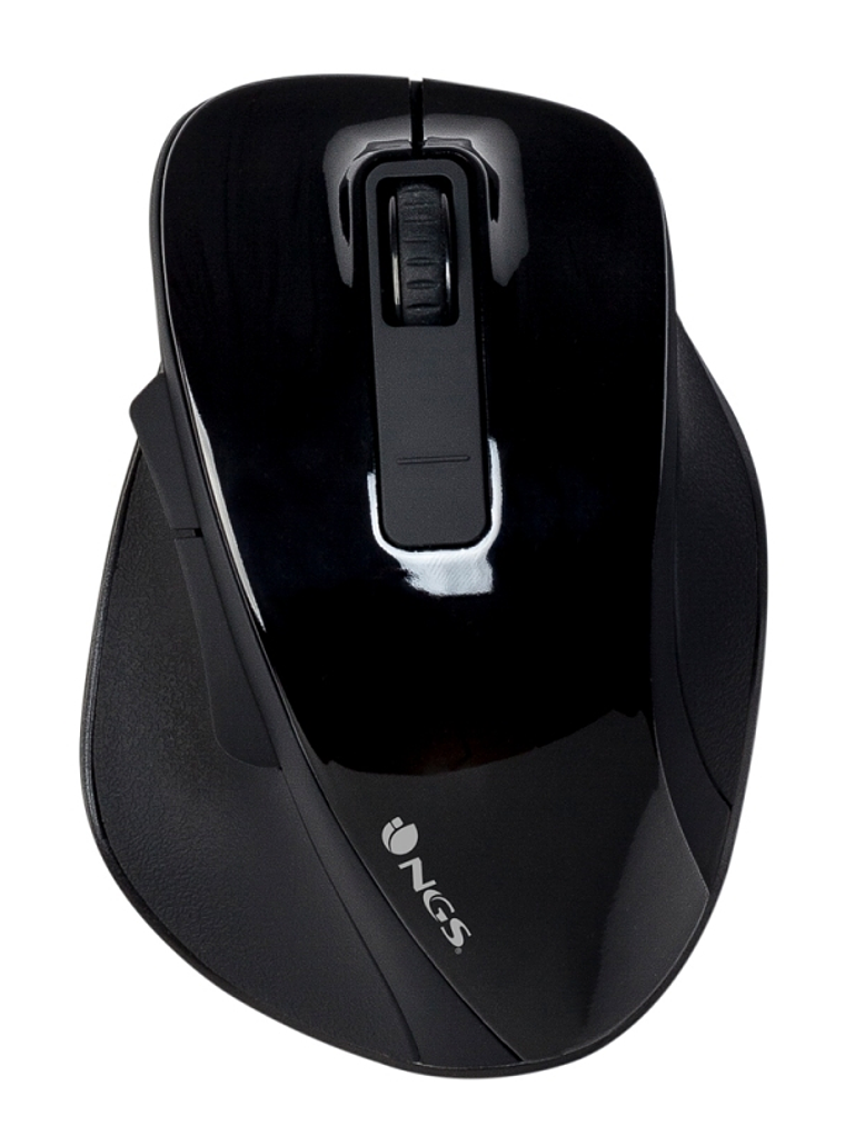 NGS Ratón Inalámbrico 2.4 GHz BOWBLACK16000DPI Neg 1