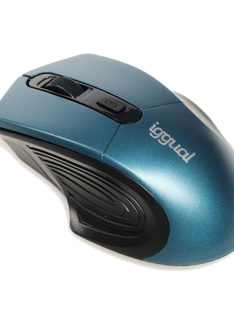 iggual Ratón inalámbrico ERGONOMIC-L-1600DPI azul 1