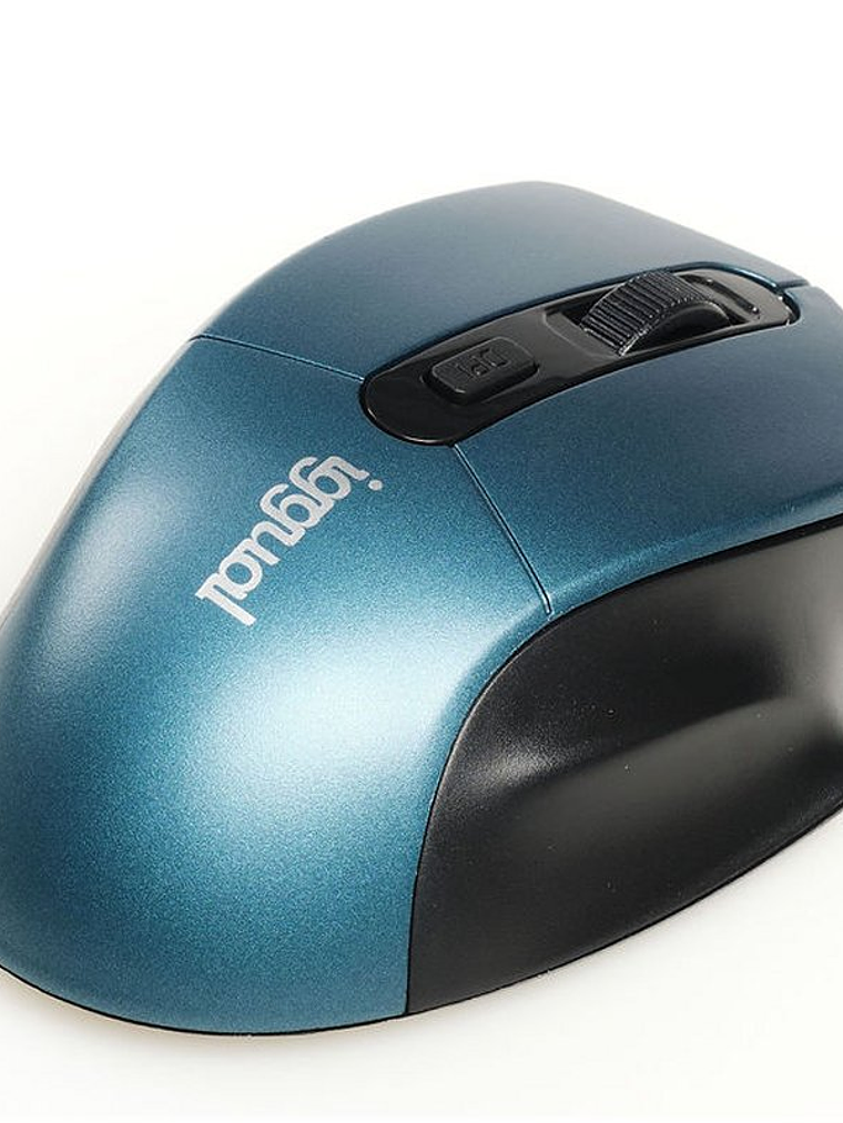 iggual Ratón inalámbrico ERGONOMIC-L-1600DPI azul 3