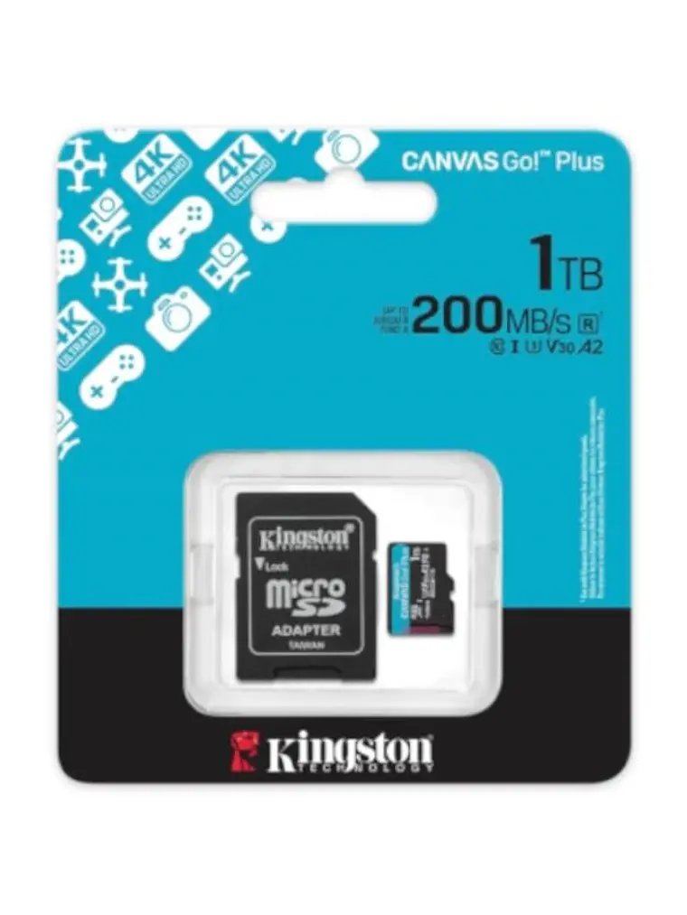 Kingston microSD Canvas Go! Plus 4 1TB 200 MB-s 1