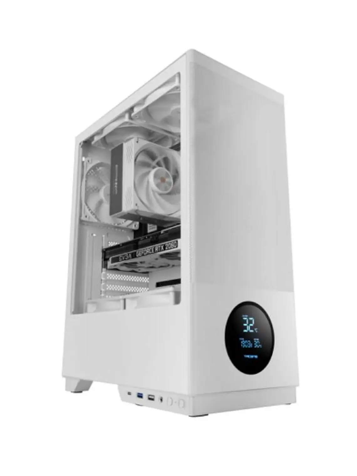 TACENS Caja Atx Pantalla Ventis 3X120mm Blanco 2