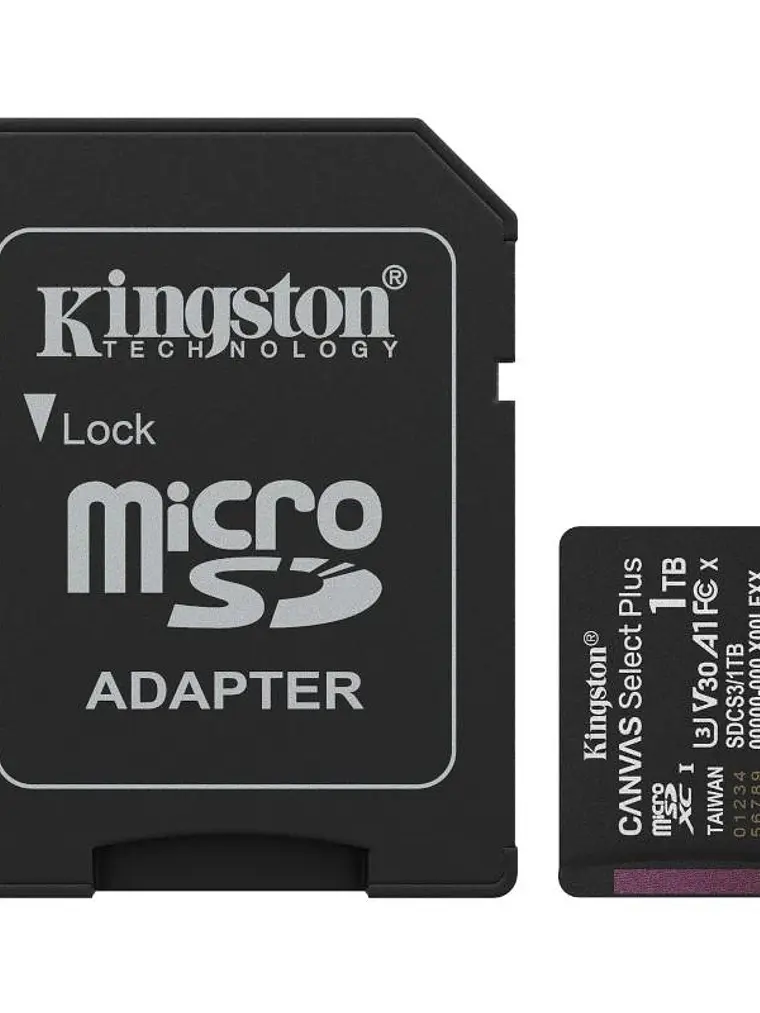 Kingston SDCS3/1TB microSD XC Gen3 150MB/s 1 1