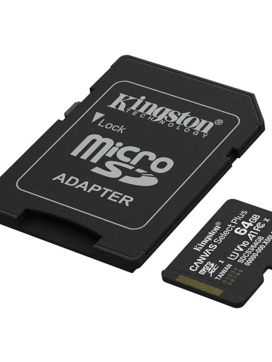 Kingston SDCS3/64GB microSDXC Gen3 100MB/s A1 2
