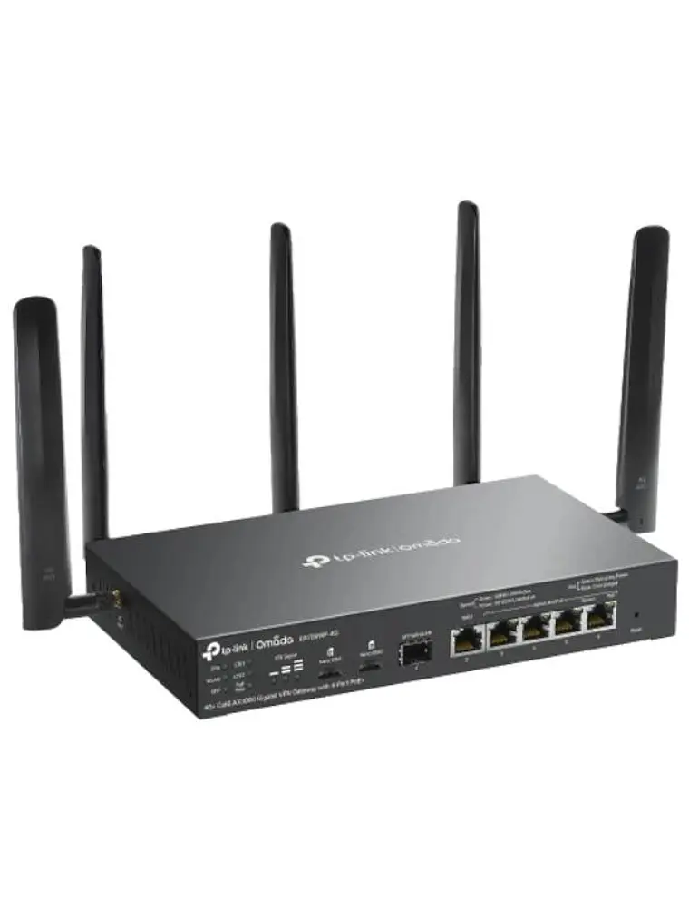 TP-Link ER706WP-4G Router 4G+ AX3000 VPN 4xPoE+ 2