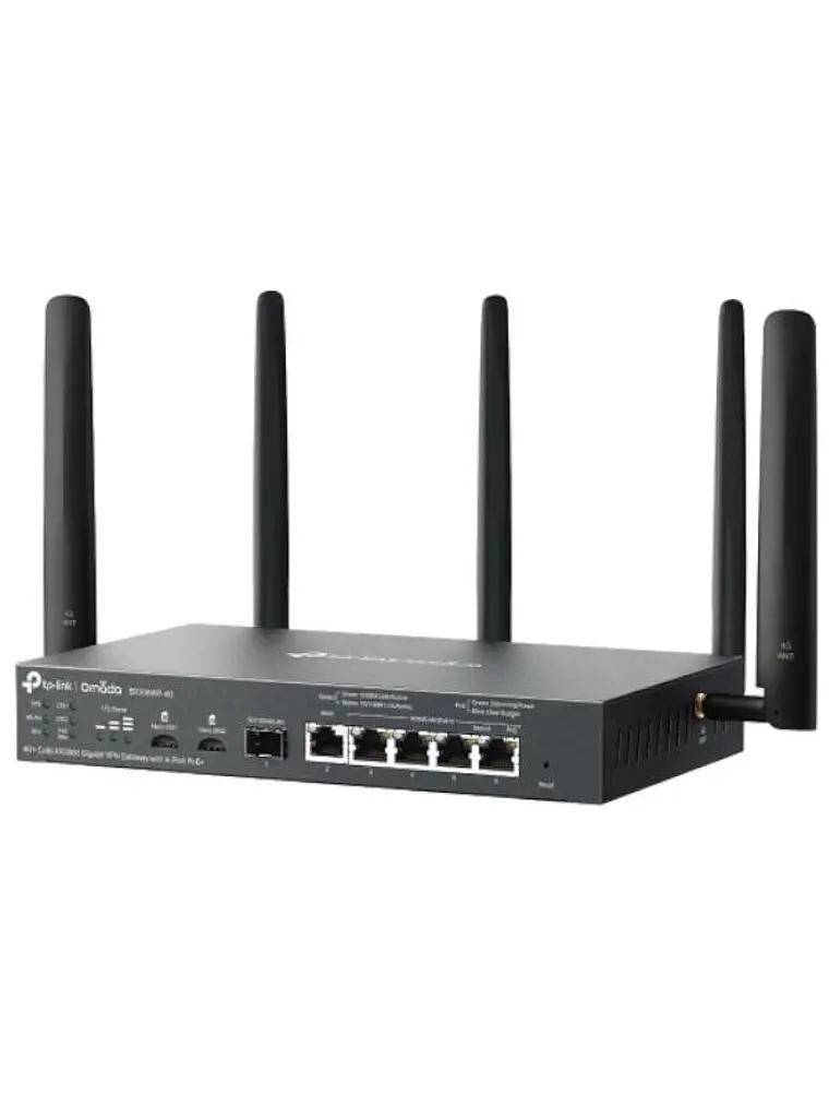 TP-Link ER706WP-4G Router 4G+ AX3000 VPN 4xPoE+ 3