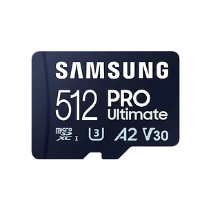 Samsung MicroSDHC PRO Ultimate 512GB U3,V30,A2,4K