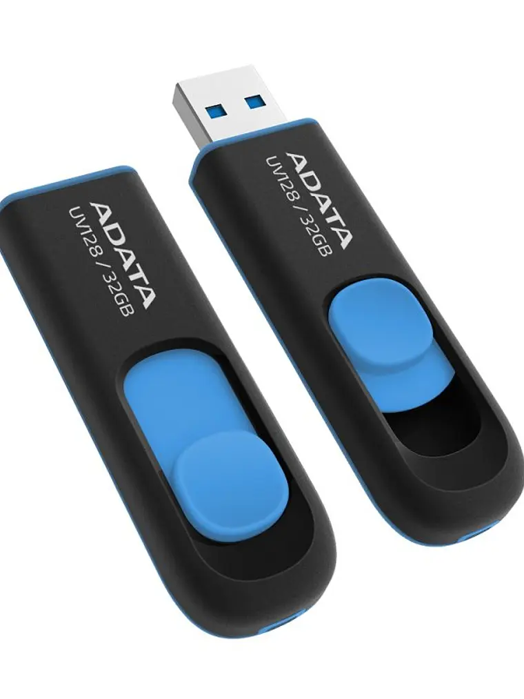 ADATA Lapiz Usb UV128 32GB USB 3.2 Negro/Azul 2
