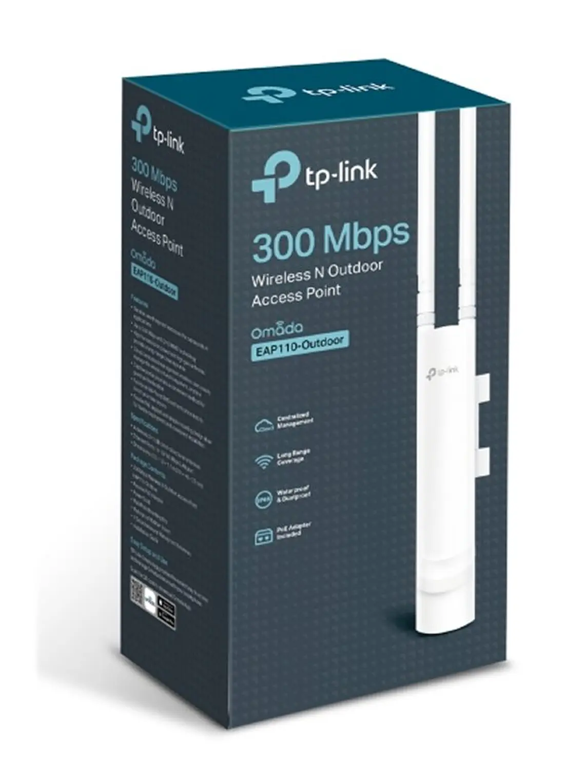 TP-LINK EAP110-Outdoor Punto Acceso N300 PoE 4