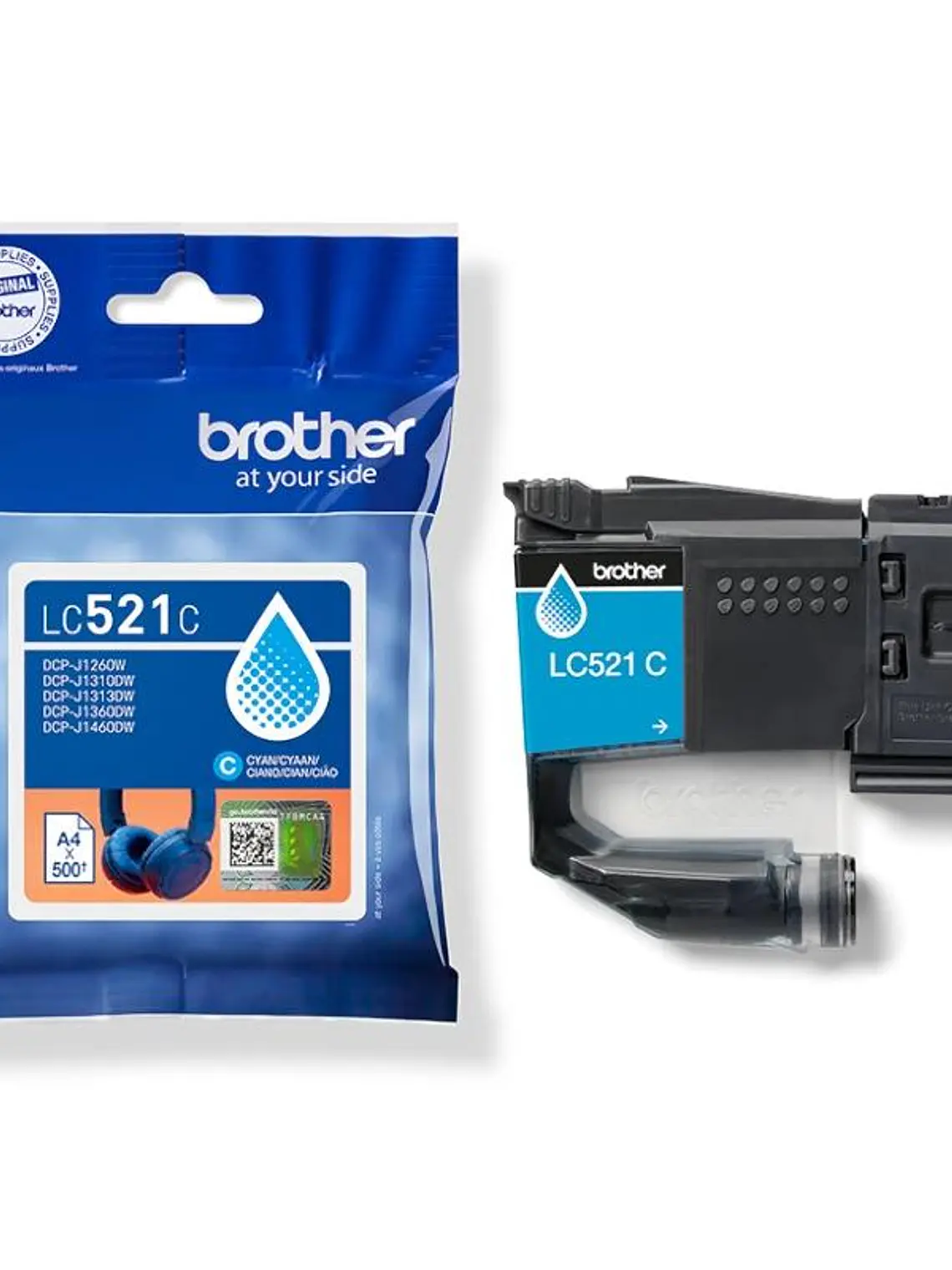 Brother Cartucho LC521C Cian 3