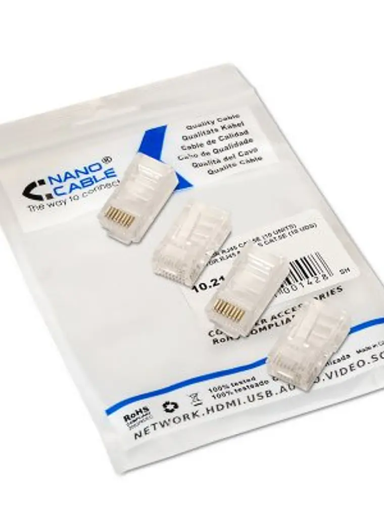 Nanocable Conector RJ45 Categoria 5 UTP 100 Und. 3