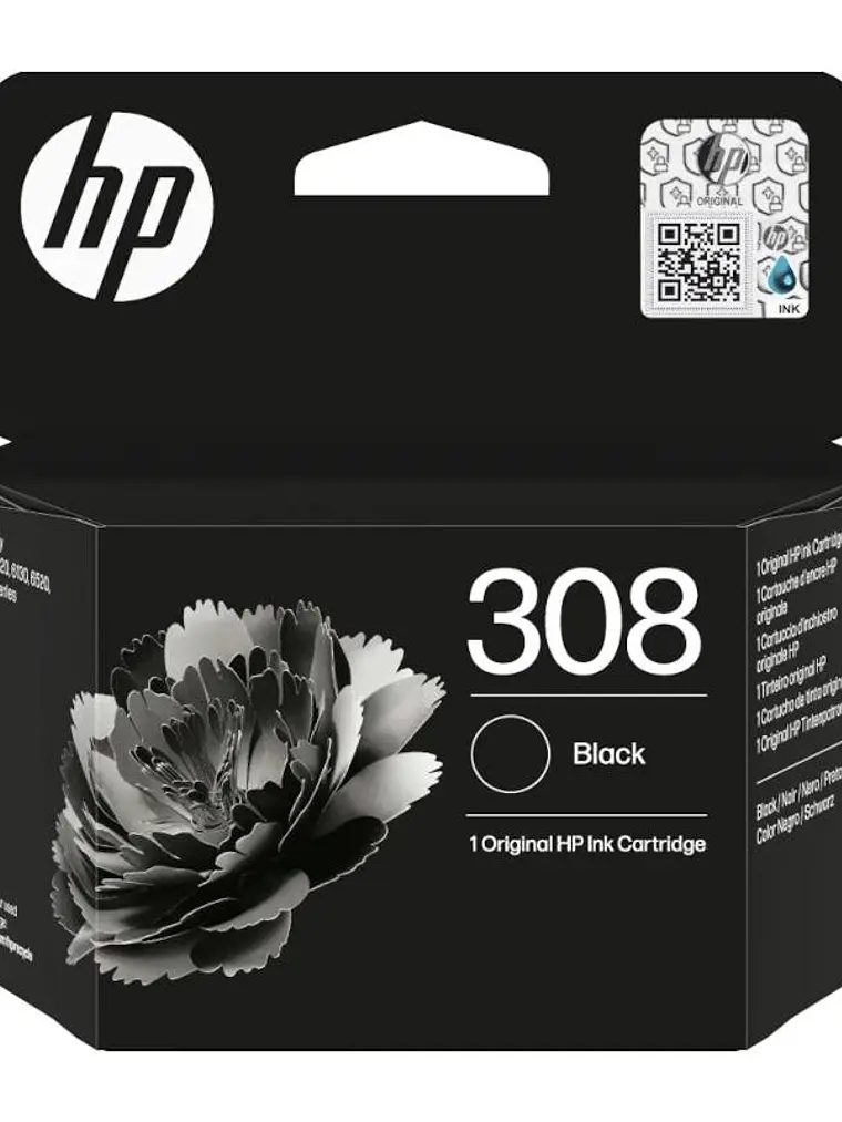 HP Cartucho 308 Negro 1
