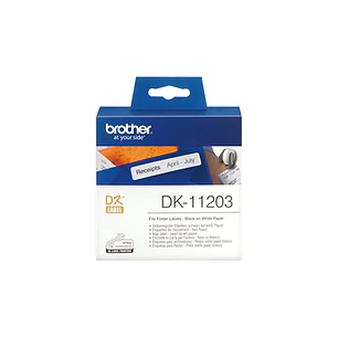 Brother Etiquetas DK11203 Carpetas 17x87 mm 300 ud