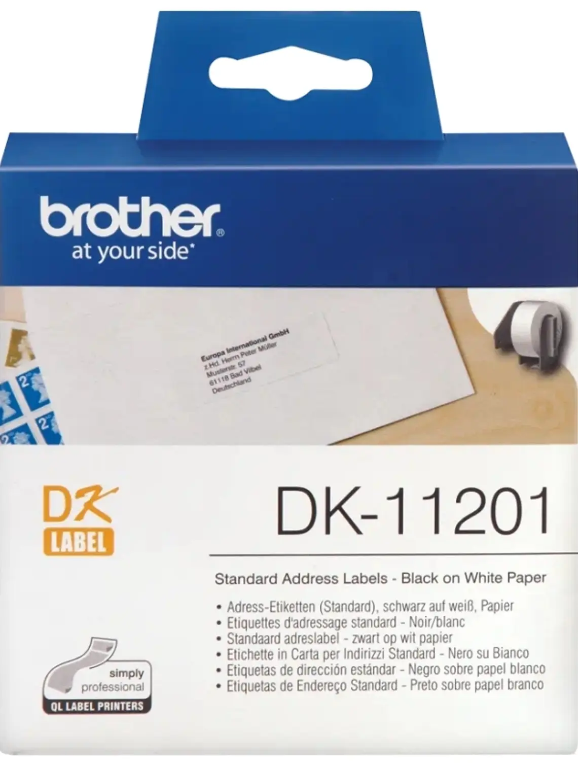Brother Etiquetas DK11201 Dirección 29x90mm 400 ud 1