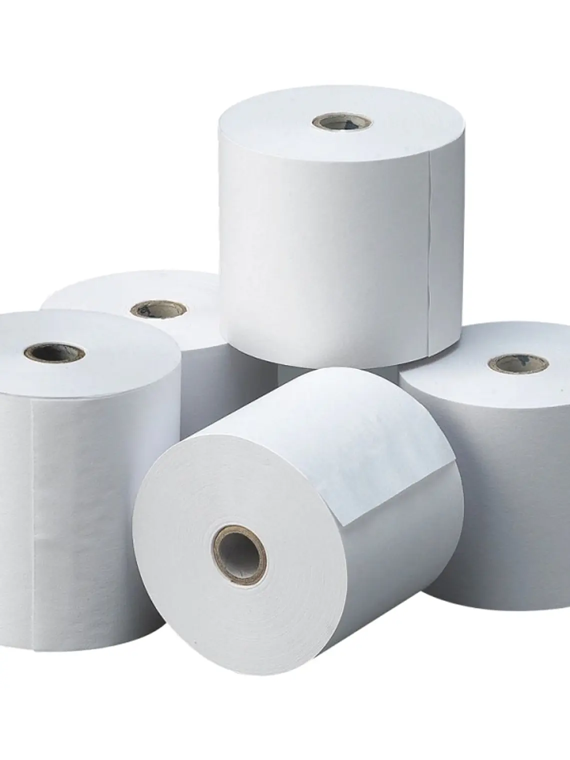 Rollo Papel Térmico 80X80X12 MM Pack 6 Uds sin BPA 1