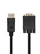 Aisens Conversor DP/M-VGA/M negro 2.0m - Miniatura 1