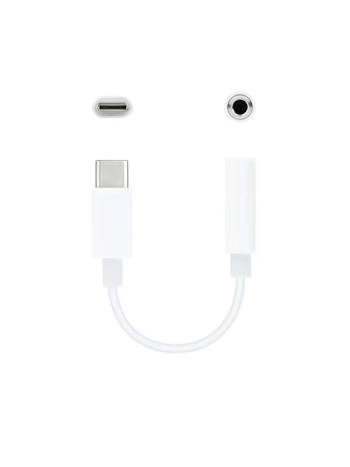 Nanocable Adaptador Audio USB-C-M a Jack-H, Blanco 2